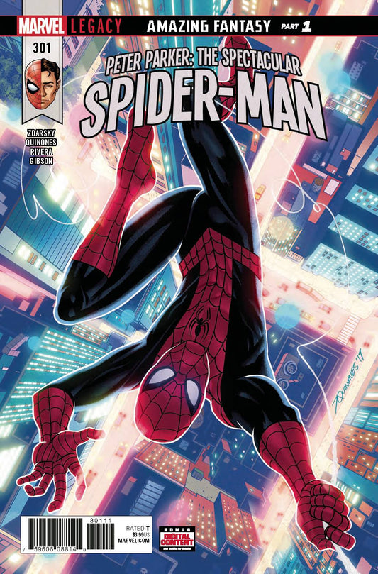 PETER PARKER SPECTACULAR SPIDER-MAN #301 2018  MARVEL COMICS   