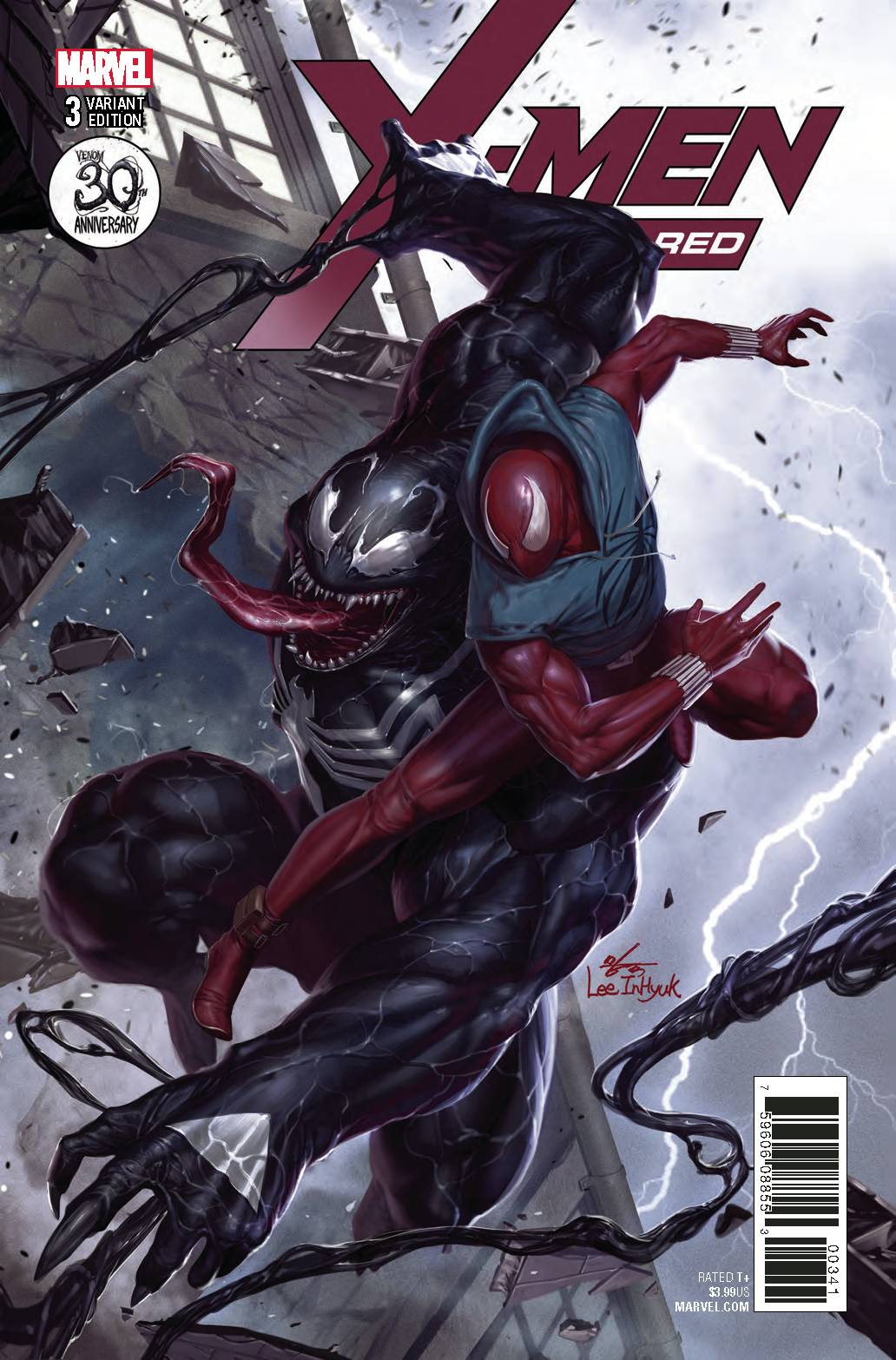 X-MEN RED #3 INHYUK LEE VENOM 30TH VARIANT 2018 X-Men Red MARVEL PRH   