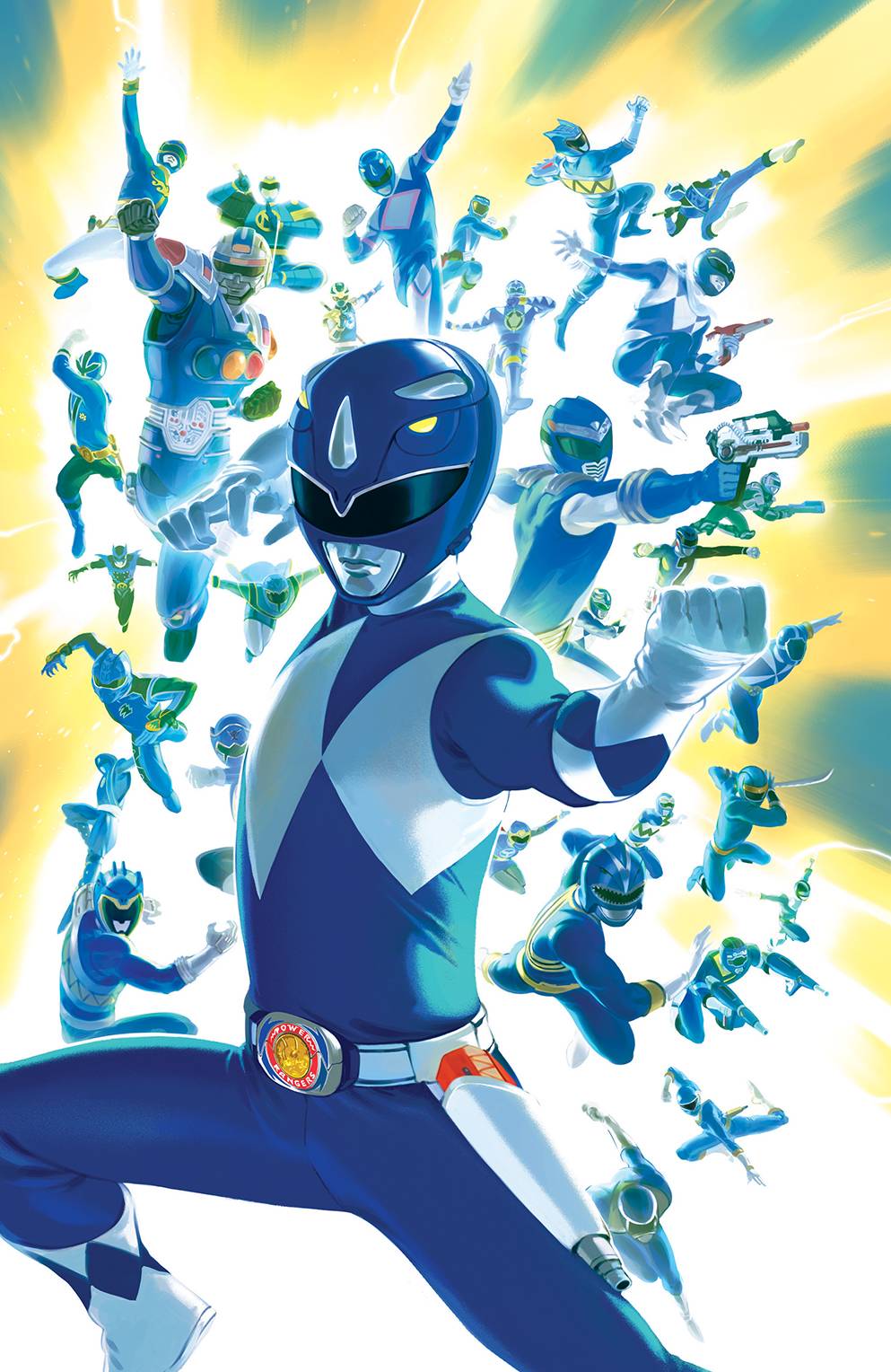 MIGHTY MORPHIN POWER RANGERS #27 1:25 VILLA VIRGIN VARIANT 2018 MMPR BOOM! STUDIOS   