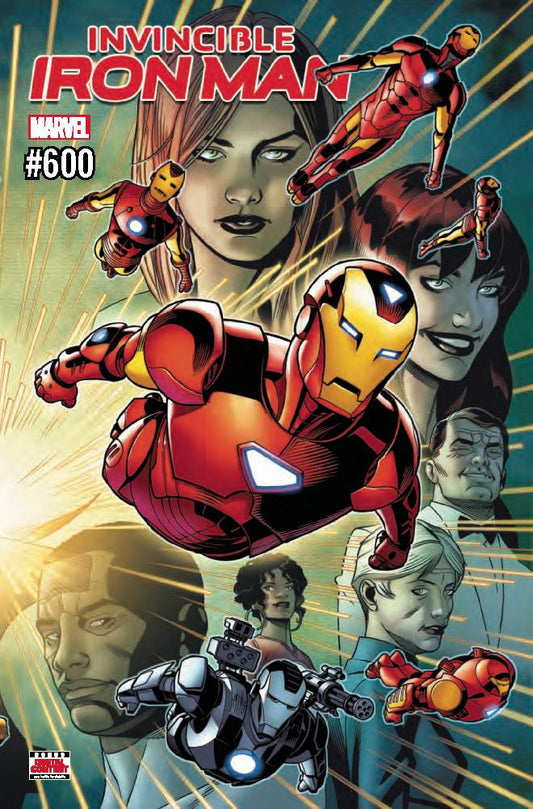 INVINCIBLE IRON MAN #600 2018  MARVEL COMICS   