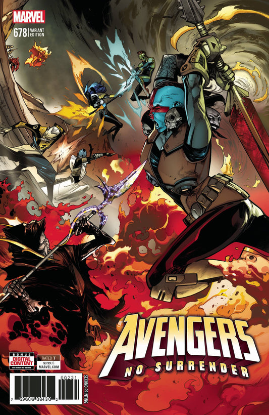 AVENGERS #678 2ND PRINT VARIANT 2018