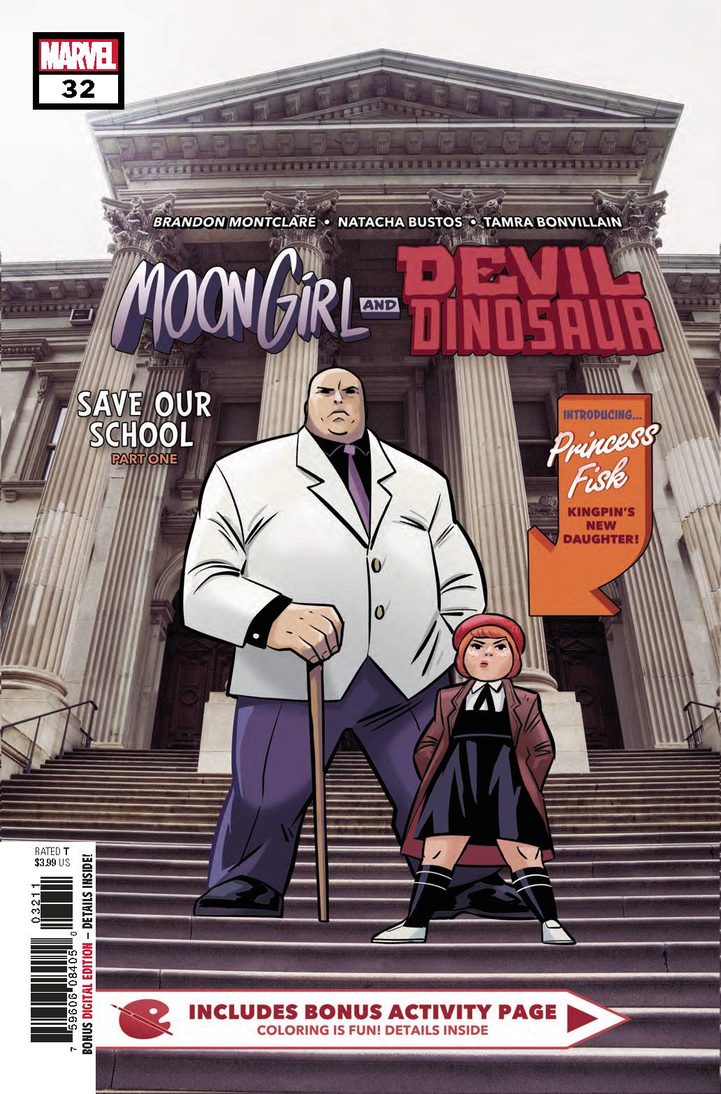 MOON GIRL AND DEVIL DINOSAUR #32 1ST PRINT (1ST APP PRINCESS FISK) 2018 Moon Girl Devil Dinosaur MARVEL   