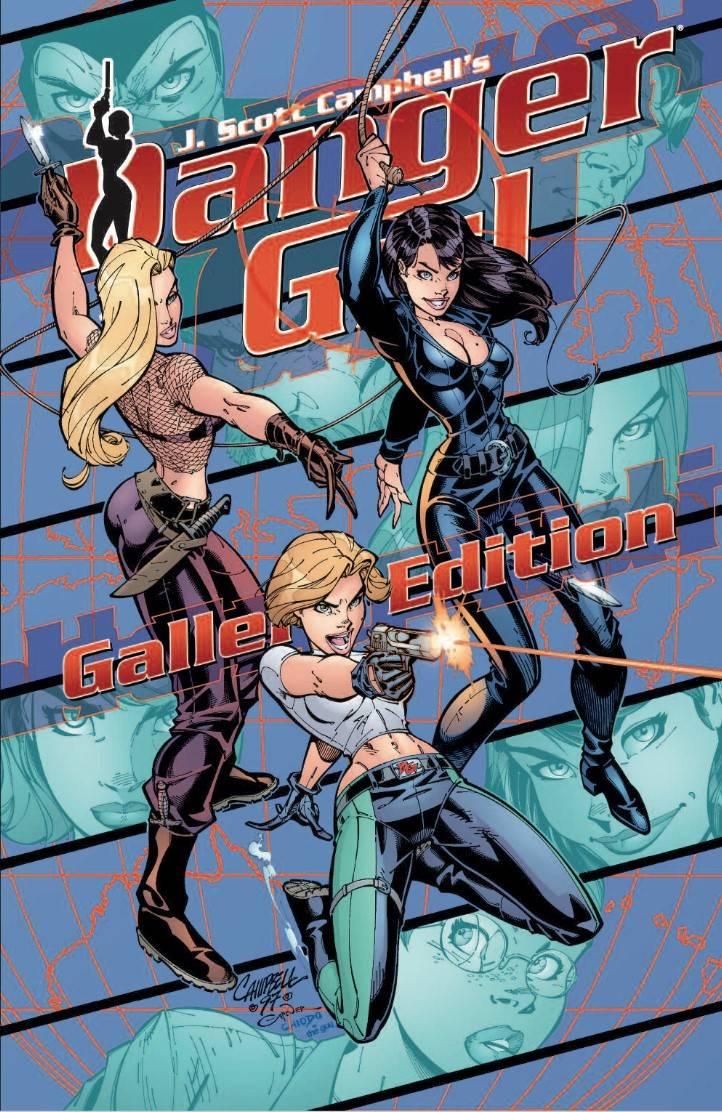 J SCOTT CAMPBELL DANGER GIRL GALLERY ED PRESTIGE FORMAT 2018 Danger Girl IDW PUBLISHING   