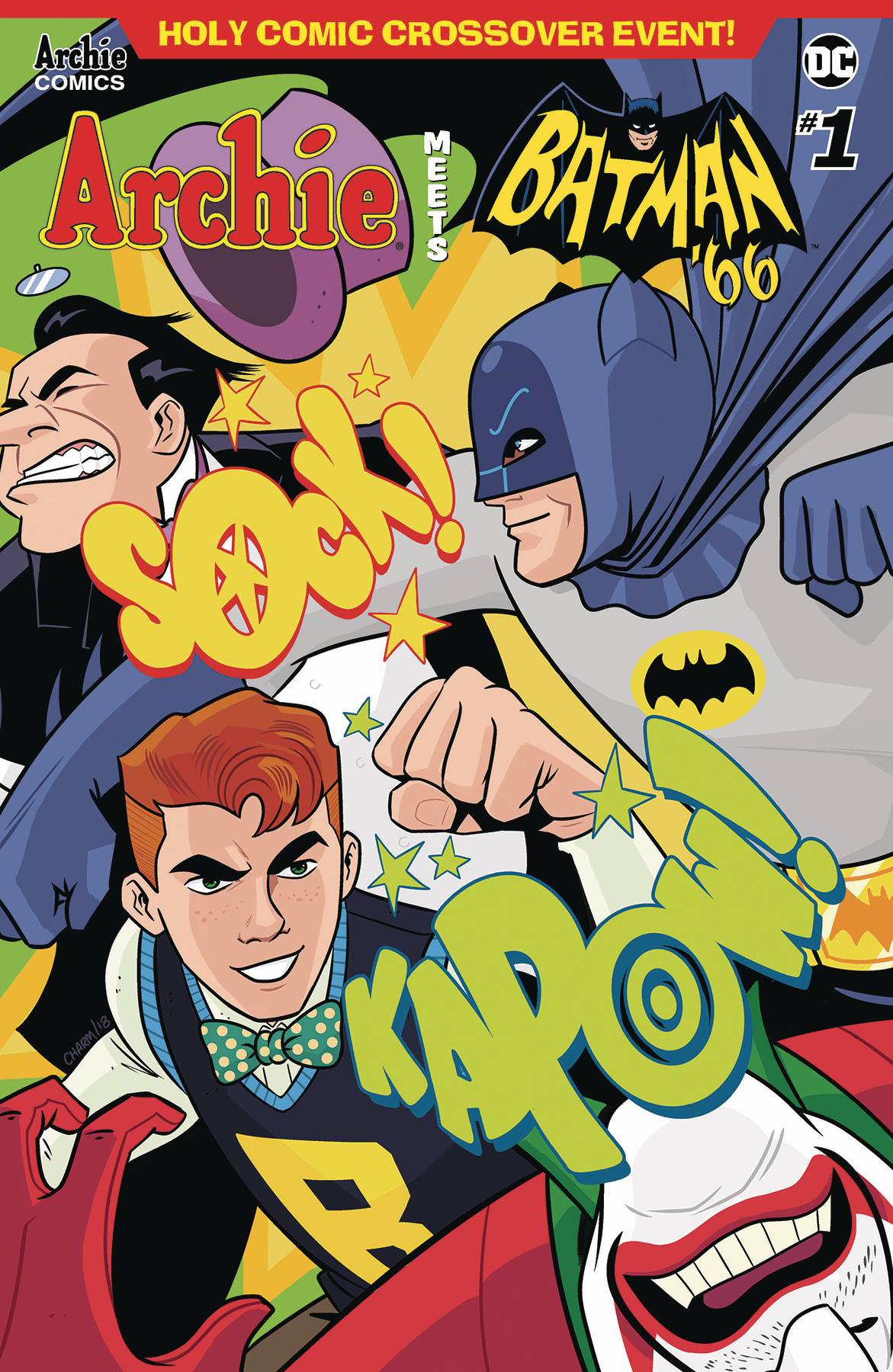 ARCHIE MEETS BATMAN 66 #1 CVR B CHARM 2018 comic book ARCHIE COMIC PUBLICATIONS   