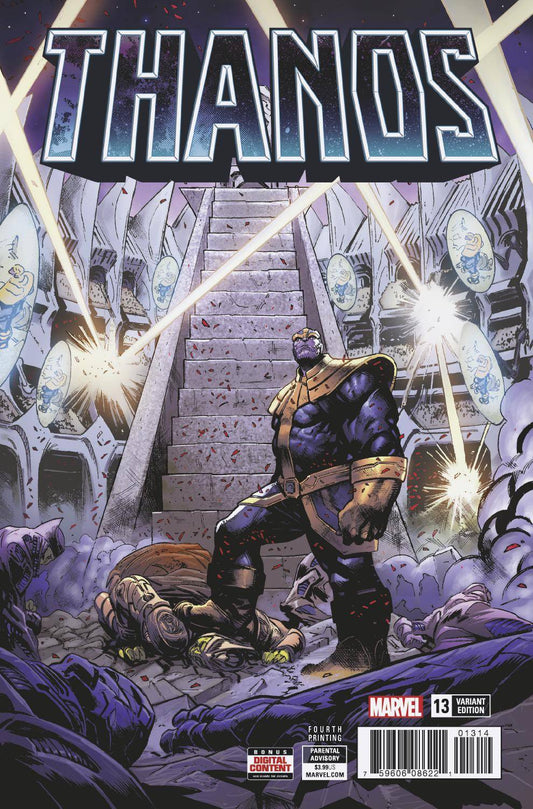 THANOS #13 4TH PRINT SHAW VARIANT 2018 (1ST APP COSMIC GHOST RIDER) comic book MARVEL COMICS   