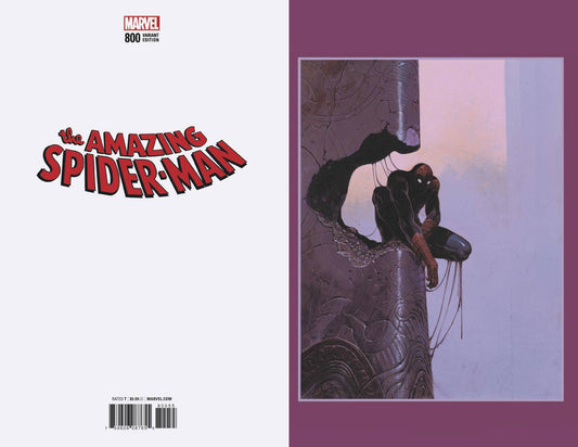 AMAZING SPIDER-MAN #800 MOEBIUS 1:100 VIRGIN VARIANT 2018 comic book MARVEL COMICS