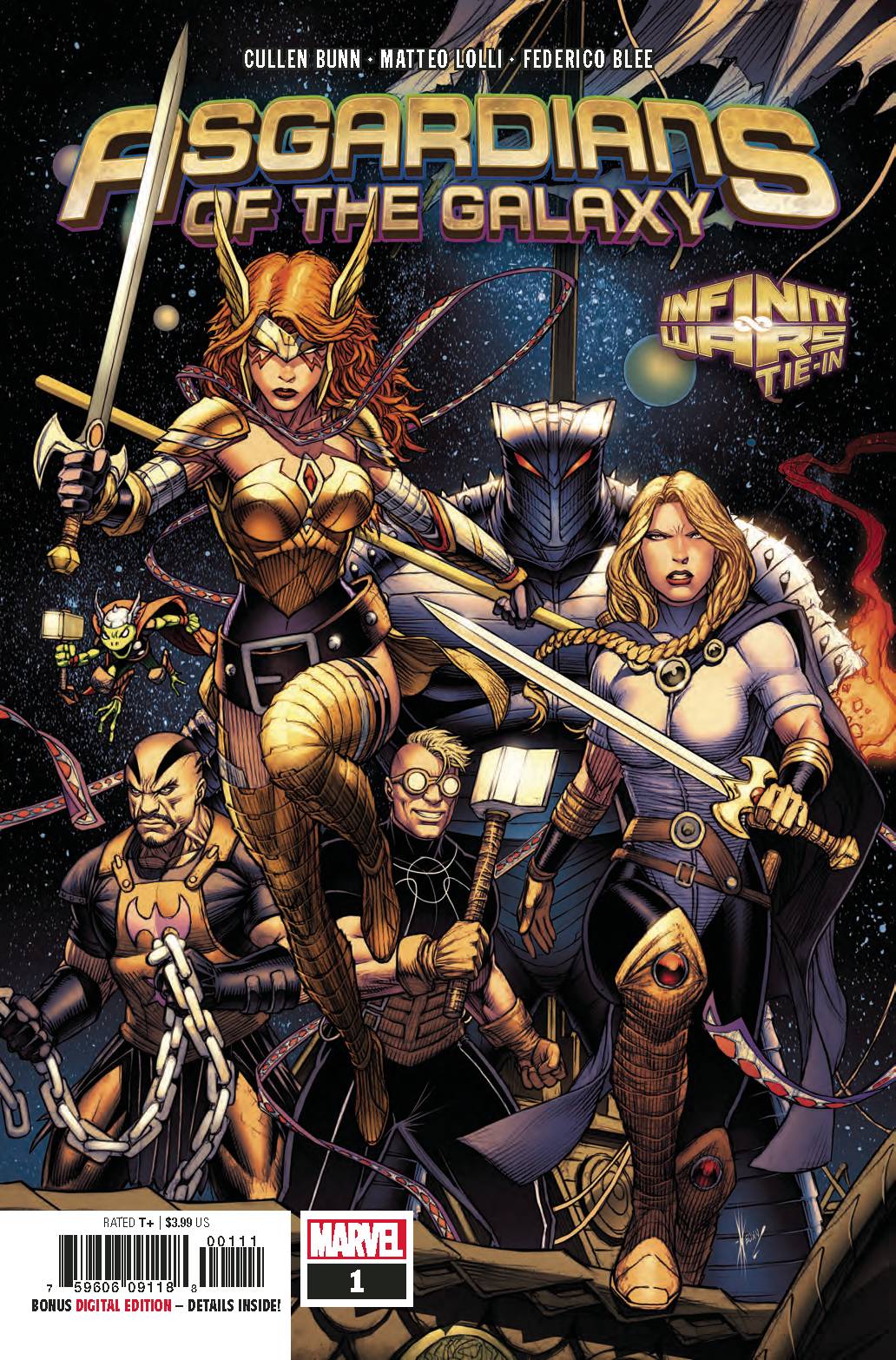 ASGARDIANS OF THE GALAXY #1 2018 Guardians of the Galaxy MARVEL COMICS   