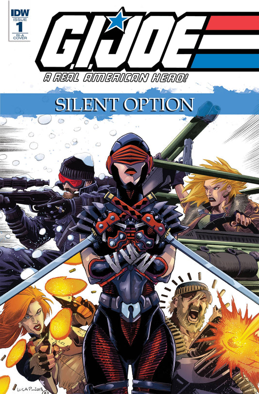 ZZGI JOE A REAL AMERICAN HERO SILENT OPTION #1 1:10 VARIANT 2018 comic book IDW PUBLISHING   