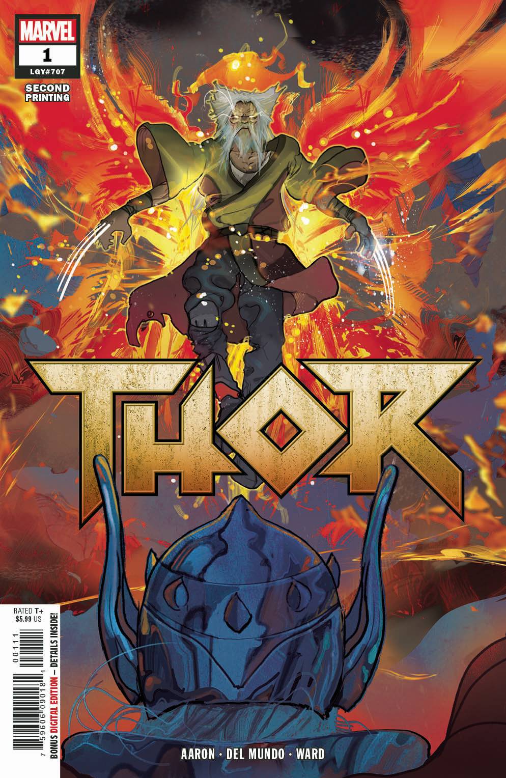 THOR #1 2ND PRINT VARIANT 2018 (1ST APP PHOENIX WOLVERINE) comic books MARVEL COMICS   