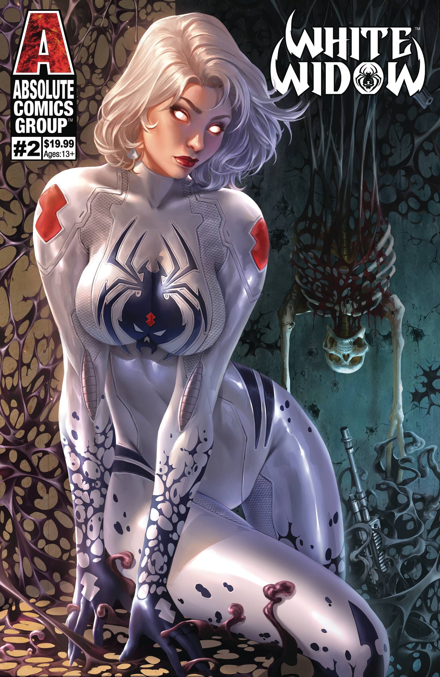 WHITE WIDOW #2 DEBALFO LENTICULAR CVR C 2019 comic book RED GIANT ENTERTAINMENT   