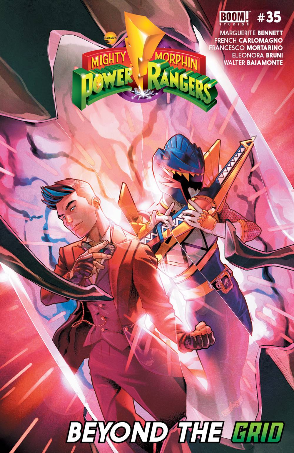 MIGHTY MORPHIN POWER RANGERS #35 MAIN SG 2019 MMPR BOOM! STUDIOS   