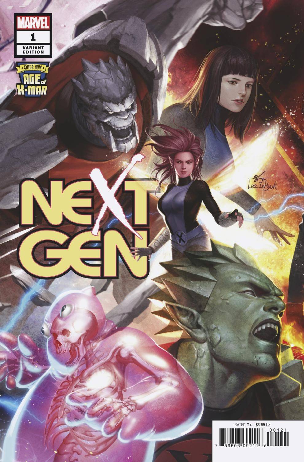 AGE OF X-MAN NEXTGEN #1 (OF 5) INHYUK LEE CONNECTING VAR 2019 comic book MARVEL COMICS   