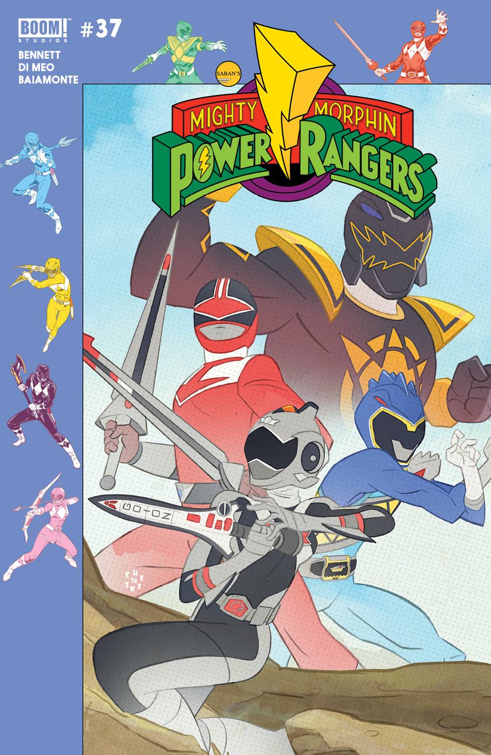 MIGHTY MORPHIN POWER RANGERS #37 PREORDER GALLOWAY VARIANT 2019 MMPR BOOM! STUDIOS   
