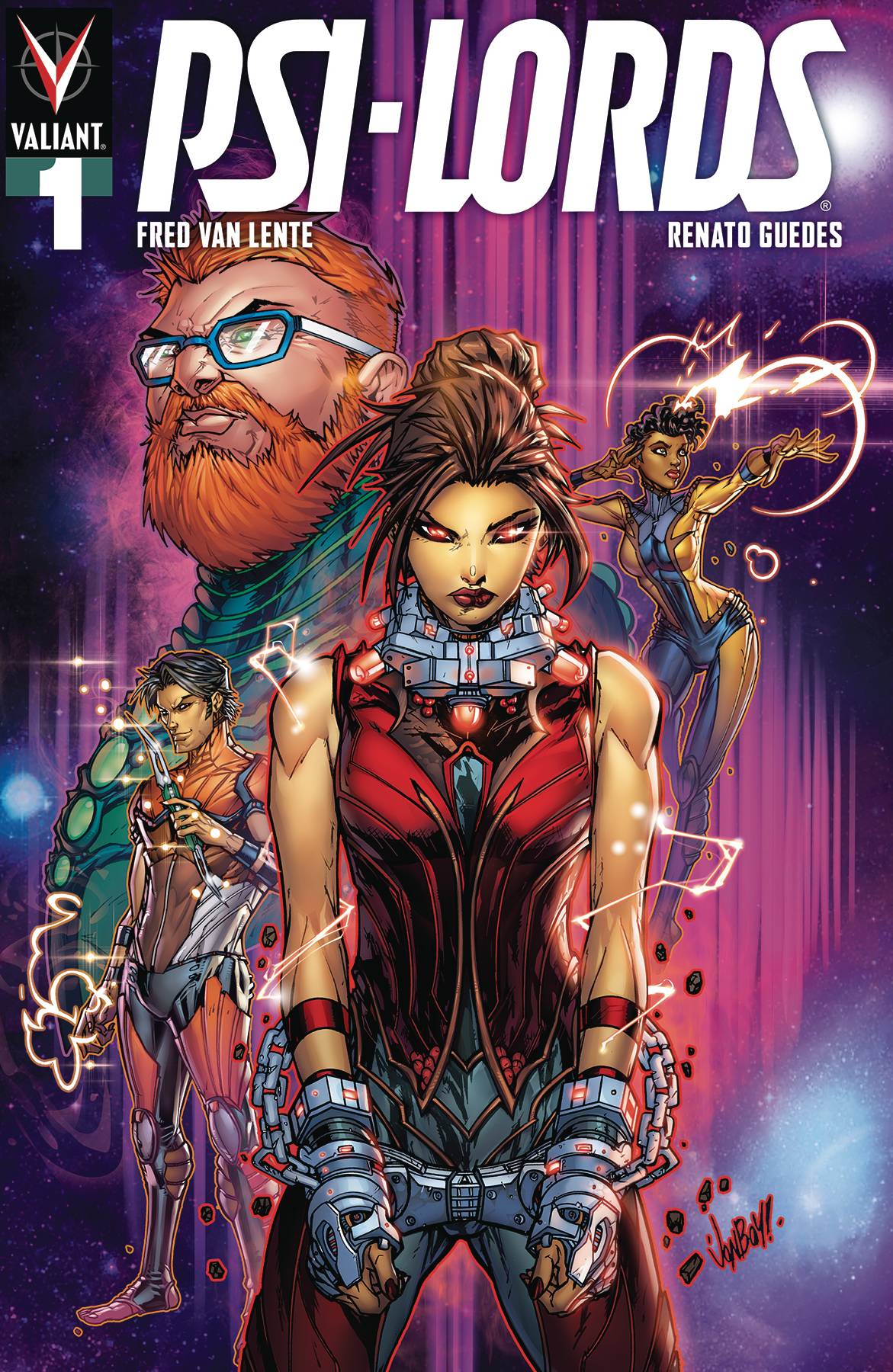 PSI-LORDS #1 CVR JONBOY B MEYERS 2019 comic book VALIANT ENTERTAINMENT LLC