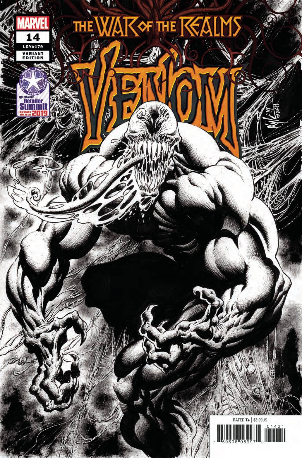 VENOM #14 DIAMOND RETAILER SUMMIT VARIANT 2019 comic book MARVEL COMICS   