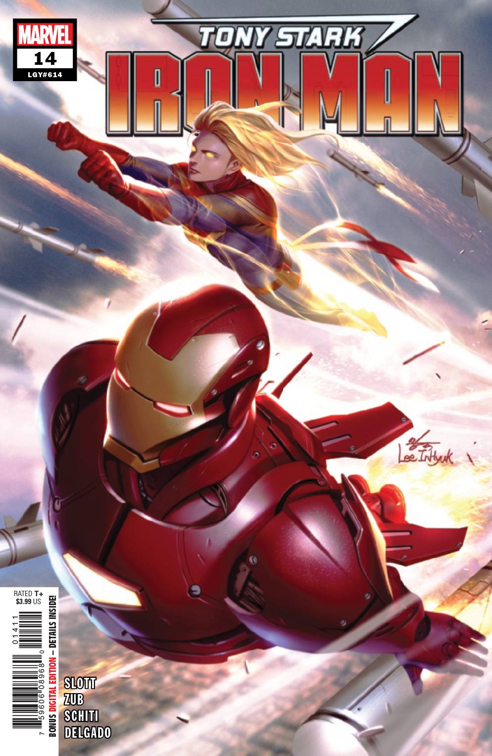 TONY STARK IRON MAN #14 2019 Iron Man MARVEL COMICS   