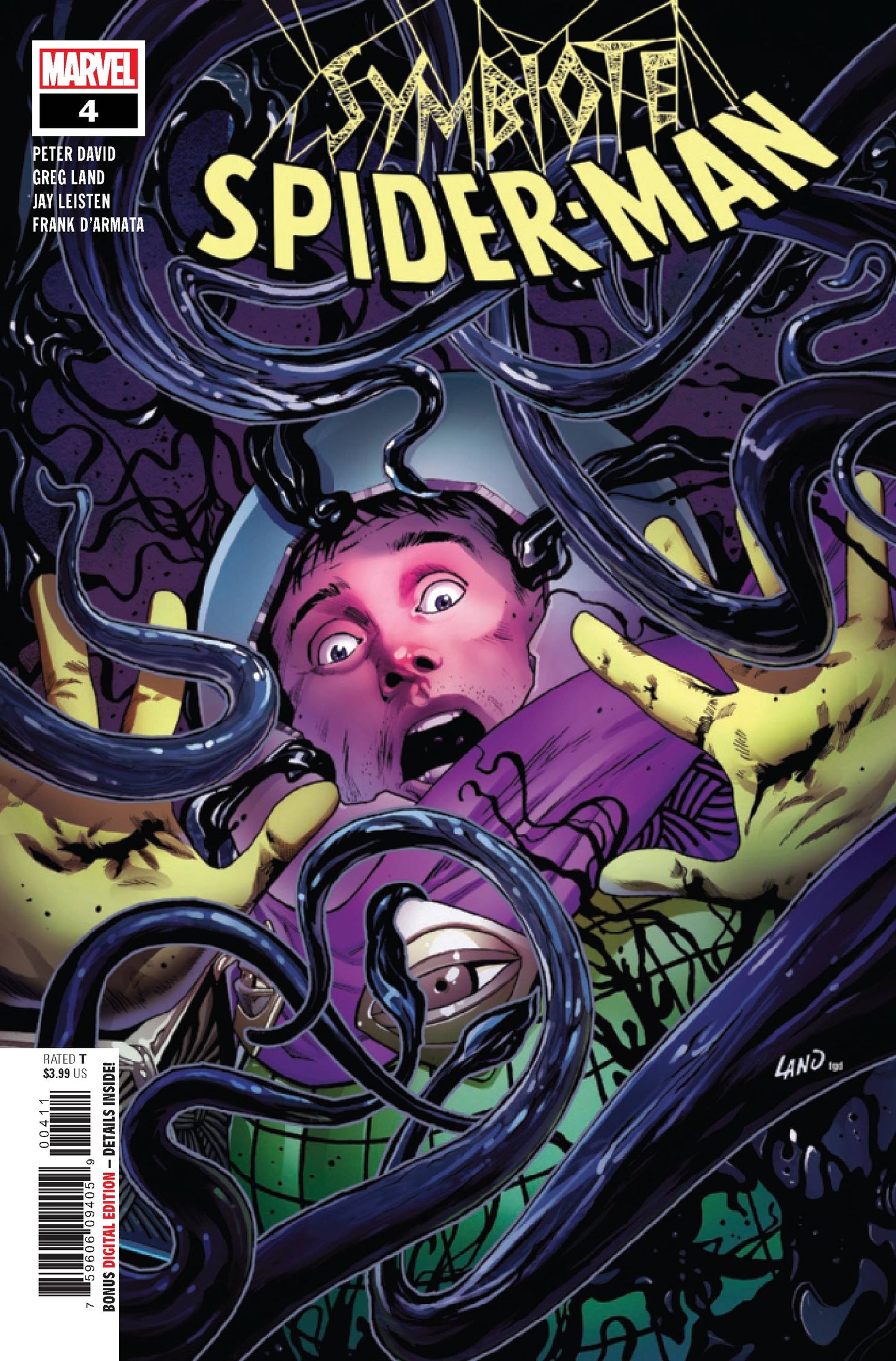 SYMBIOTE SPIDER-MAN #4 (OF 5) 2019 Spider-Man MARVEL COMICS   