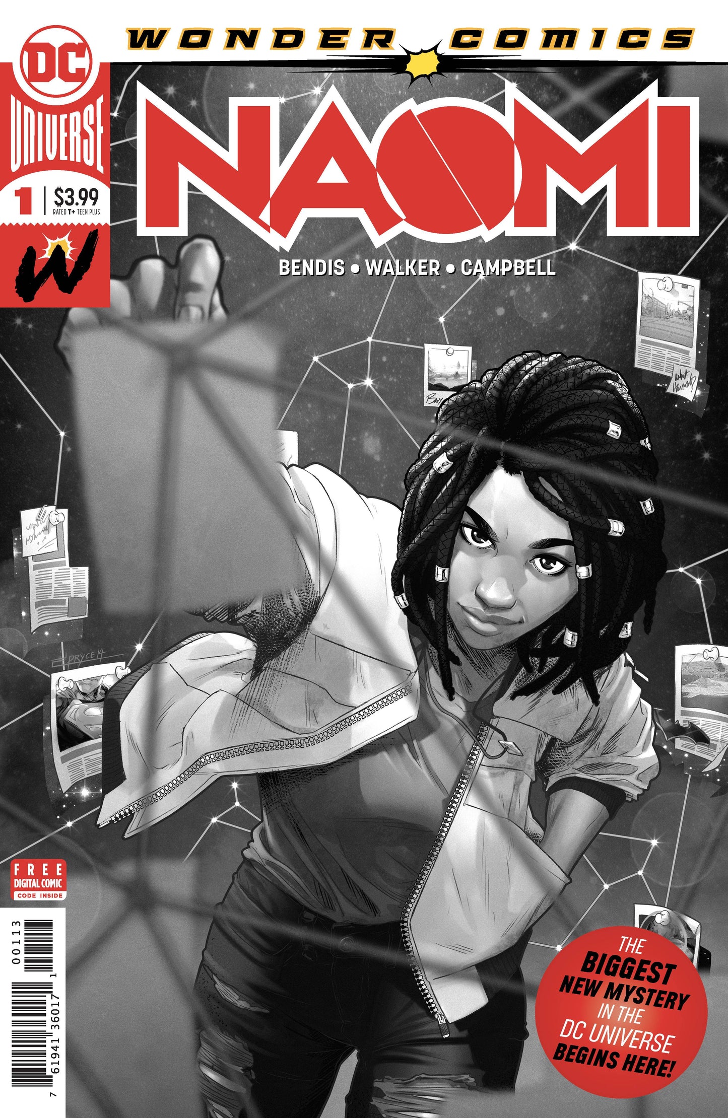 NAOMI #1 3RD PRINT VARIANT 2019 comic book DC COMICS   