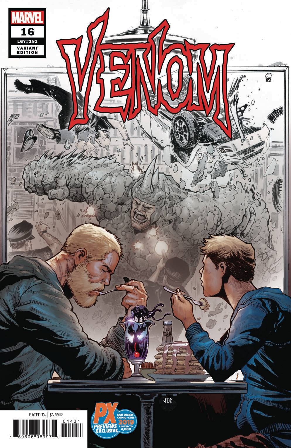 VENOM #16 SDCC PX EXCLUSIVE 2019 comic MARVEL COMICS   