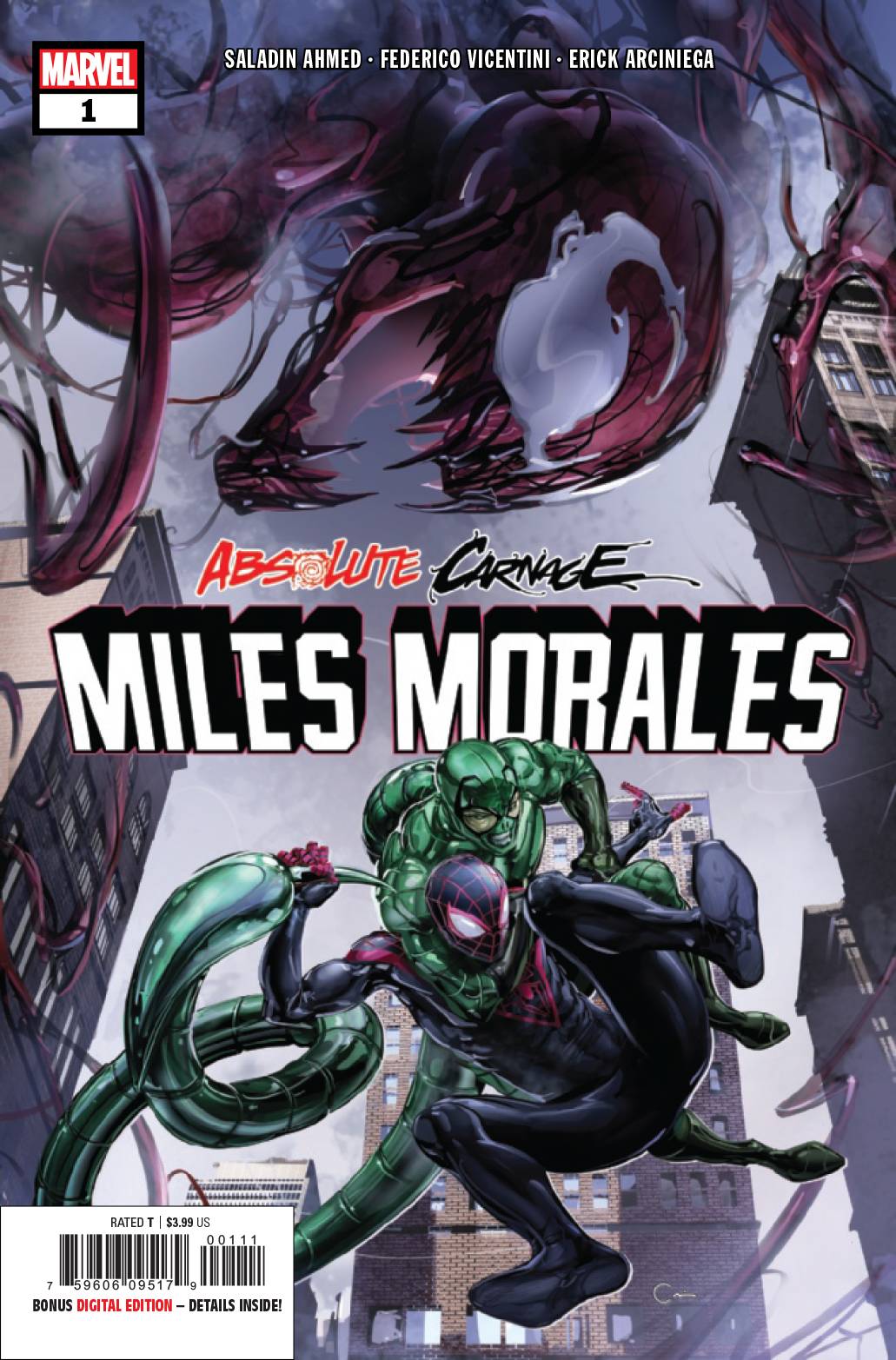 ABSOLUTE CARNAGE MILES MORALES #1 (OF 3) 2019