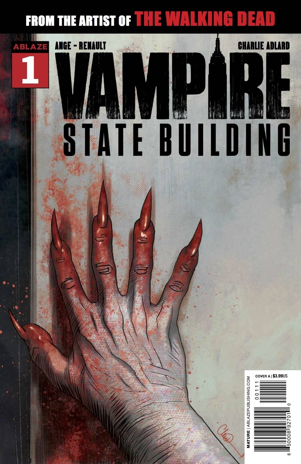 VAMPIRE STATE BUILDING #1 CVR A ADLARD 2019 comic book ABLAZE   