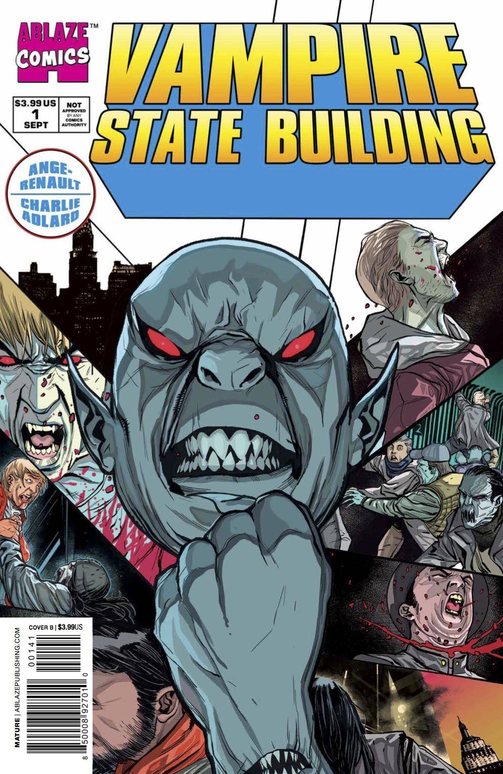 VAMPIRE STATE BUILDING #1 CVR D BALBI INFINITY GAUNTLET HOMAGE VARIANT 2019 comic book ABLAZE   