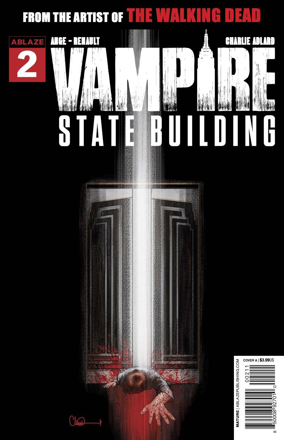 VAMPIRE STATE BUILDING #2 CVR  A ADLARD (MR) 2019 comic book ABLAZE   
