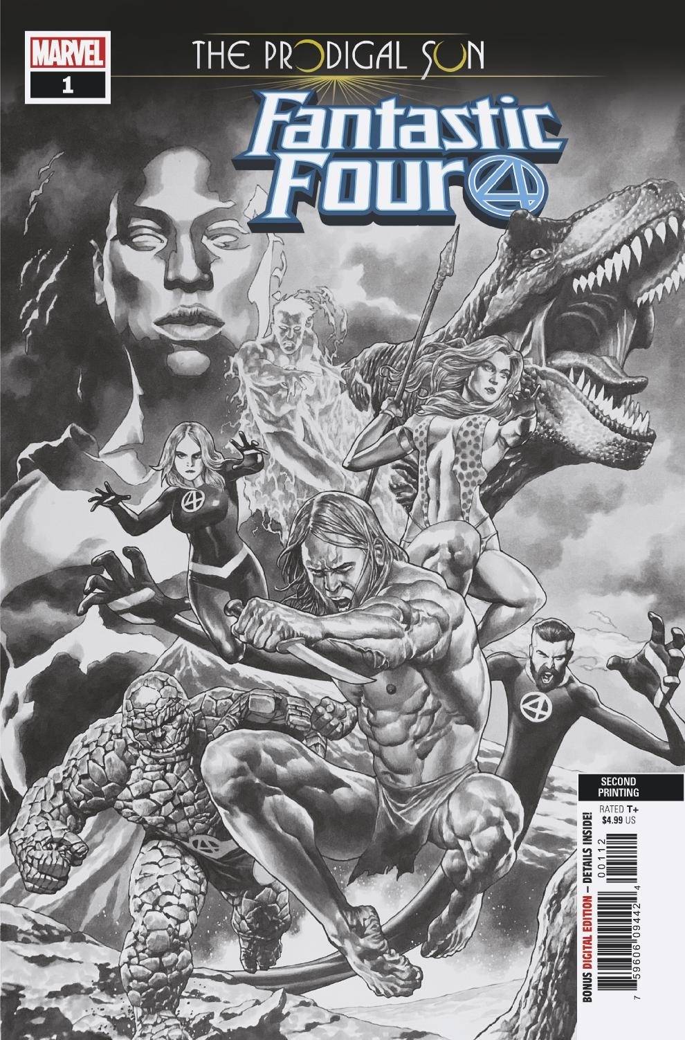 FANTASTIC FOUR PRODIGAL SUN #1 2ND PRINT VARIANT 2019 Fantastic Four MARVEL COMICS   