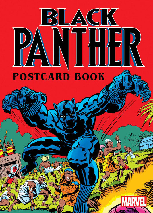 BLACK PANTHER POSTCARD BOOK HARDCOVER hardcover MARVEL COMICS   