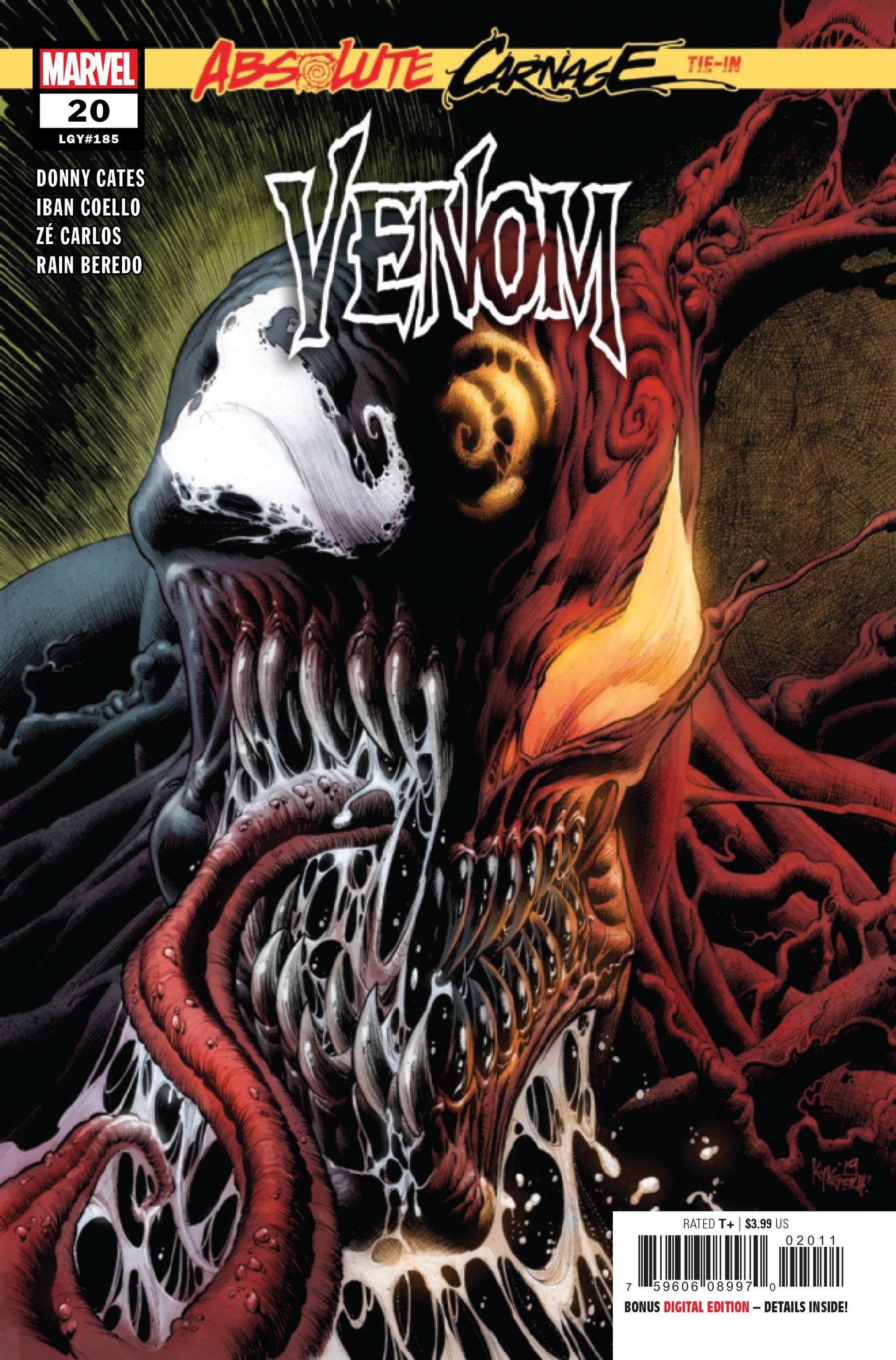 VENOM #20 2019 comic book MARVEL COMICS   