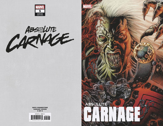 ABSOLUTE CARNAGE #5 (OF 5) HOTZ CONNECTING VARIANT AC 2019 comic book MARVEL COMICS   