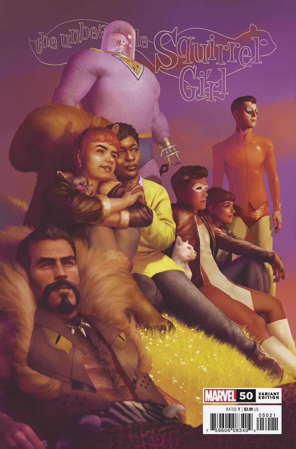 UNBEATABLE SQUIRREL GIRL #50 RAHZZAH VARIANT (FINAL ISSUE) 2019 Squirrel Girl MARVEL COMICS