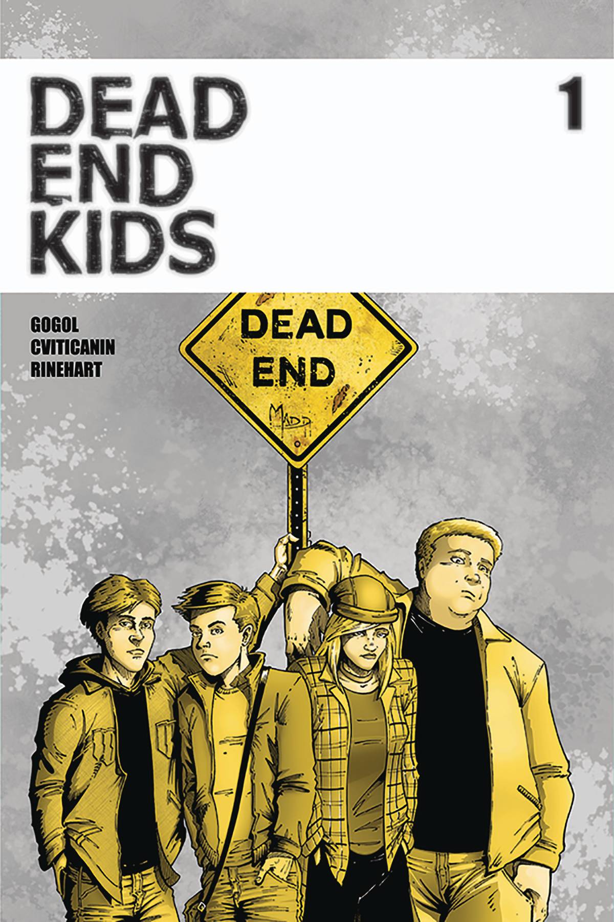 DEAD END KIDS #1 2ND PRINT VARIANT comic book SOURCE POINT PRESS   