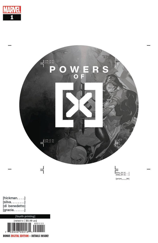 POWERS OF X #1 (OF 6) 4TH PRINT VARIANT 2019