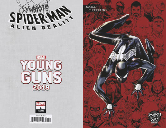 SYMBIOTE SPIDER-MAN ALIEN REALITY #1 (OF 5) CHECCHETTO YOUNG GUNS VARIANT 2019