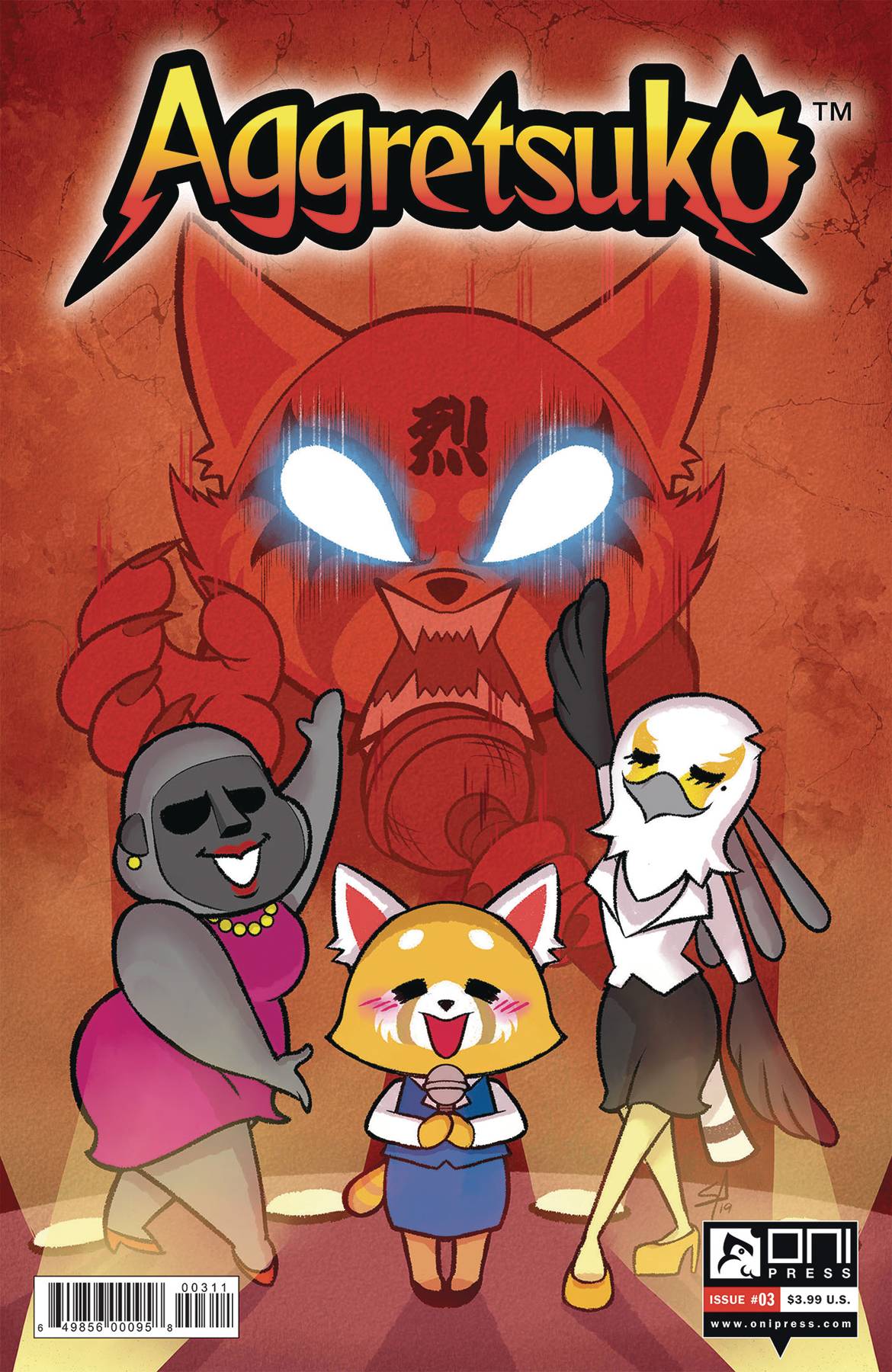 AGGRETSUKO #3 CVR B MCGINTY 2020 Aggretsuko ONI PRESS INC.   