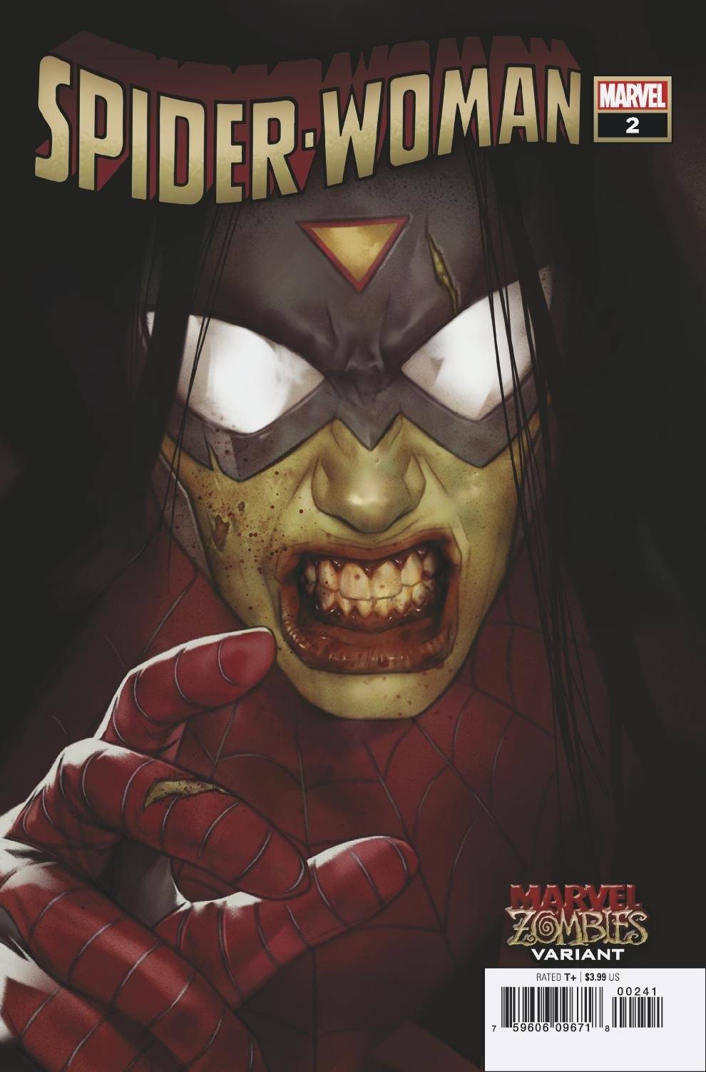 SPIDER-WOMAN #2 OLIVER MARVEL ZOMBIES VARIANT 2020