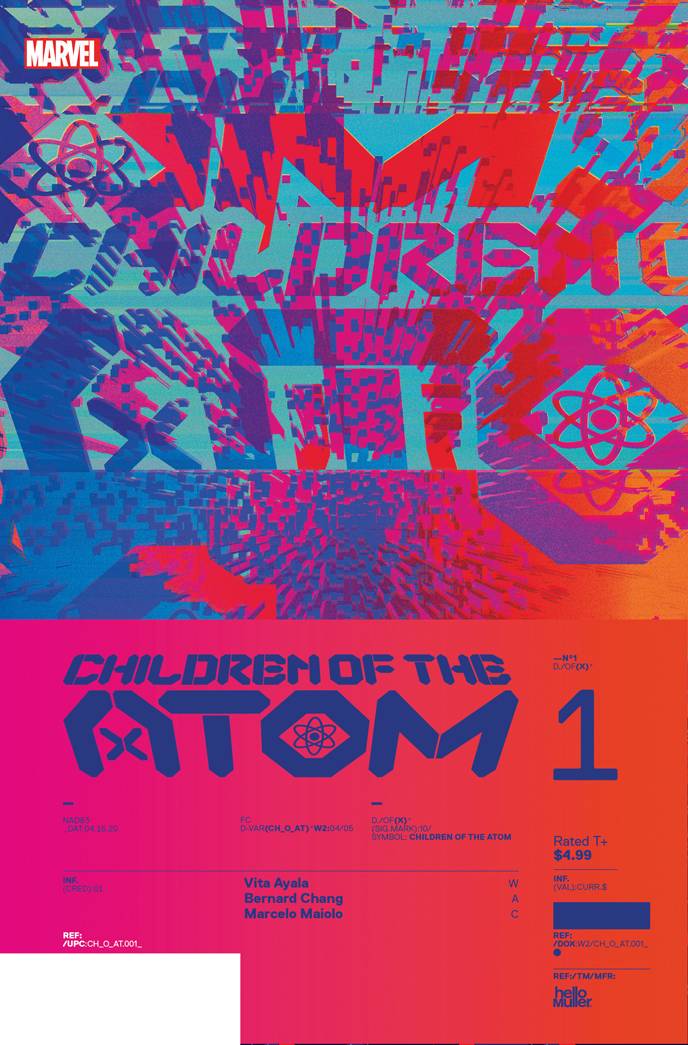 CHILDREN OF ATOM #1 1:10 VARIANT 2021 X-Men MARVEL COMICS   