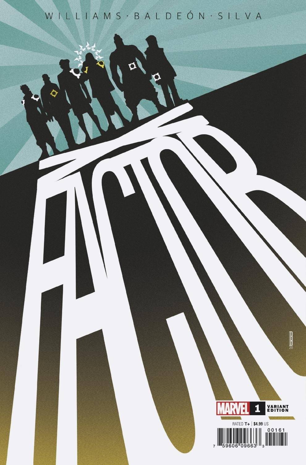 X-FACTOR #1 1:25 VARIANT 2020 X-Factor MARVEL COMICS   