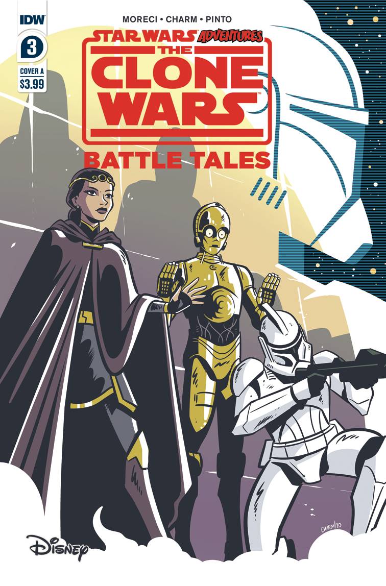 STAR WARS ADVENTURES CLONE WARS #3 (OF 5) CVR A CHARM 2020 Star Wars Clone Wars IDW PUBLISHING   