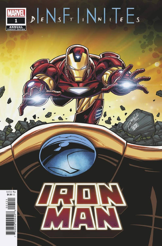 IRON MAN ANNUAL #1 RON LIM CONNECTING VARIANT 2021 Iron Man MARVEL COMICS