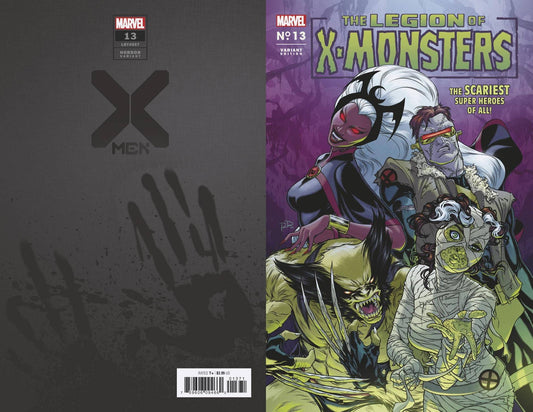 X-MEN #13 DAUTERMAN LEGION X-MONSTERS HORROR VARIANT 2020 X-Men MARVEL COMICS   