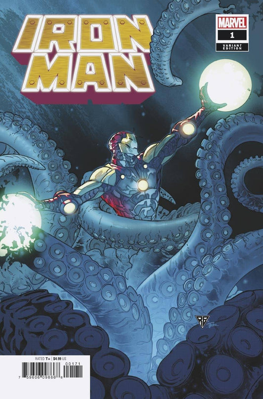 IRON MAN #1 SILVA LAUNCH VARIANT 2020 Iron Man MARVEL COMICS