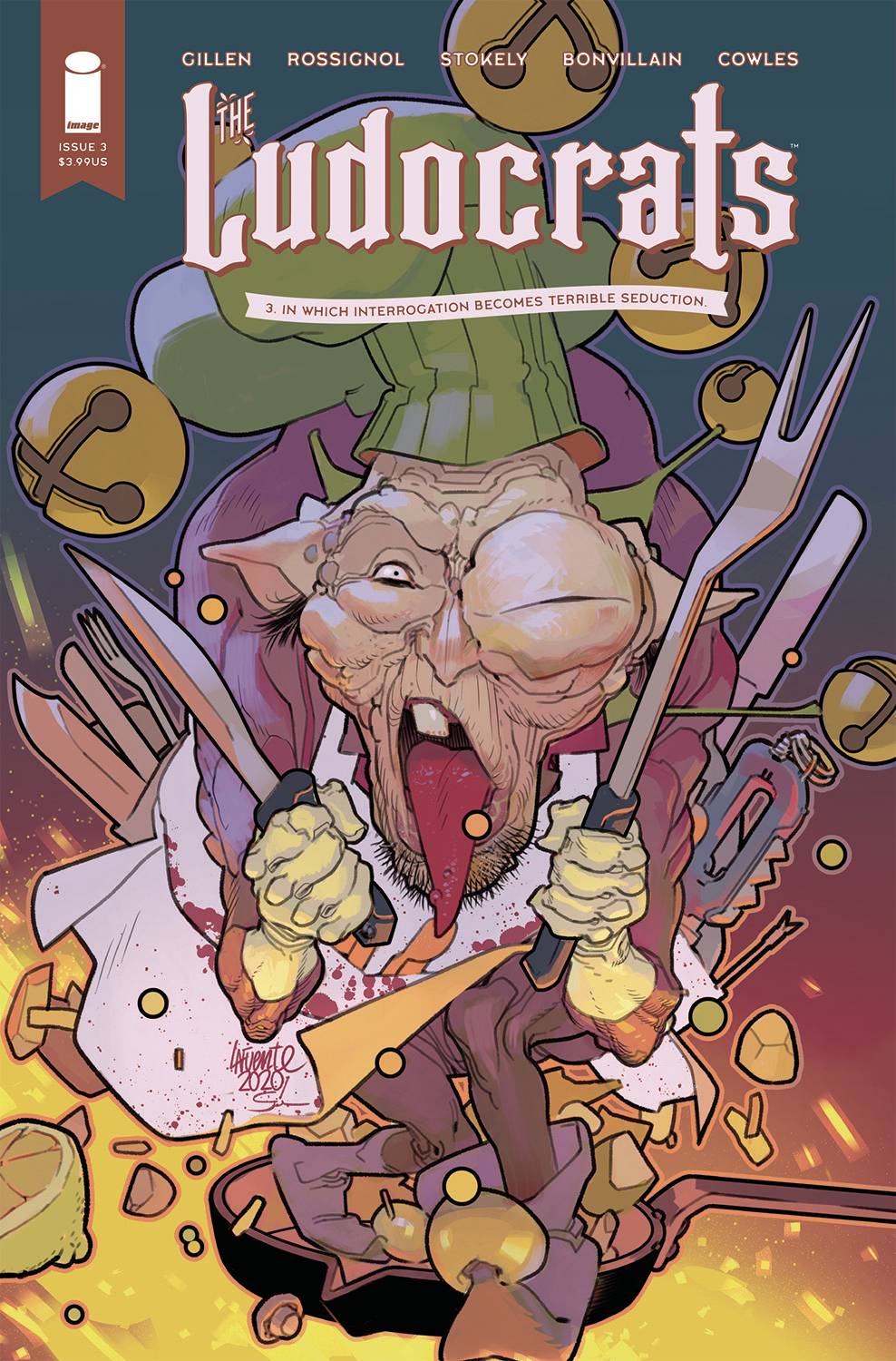 LUDOCRATS #3 (OF 5) (MR) CVR B LAFUENTE 2020 comic book IMAGE COMICS