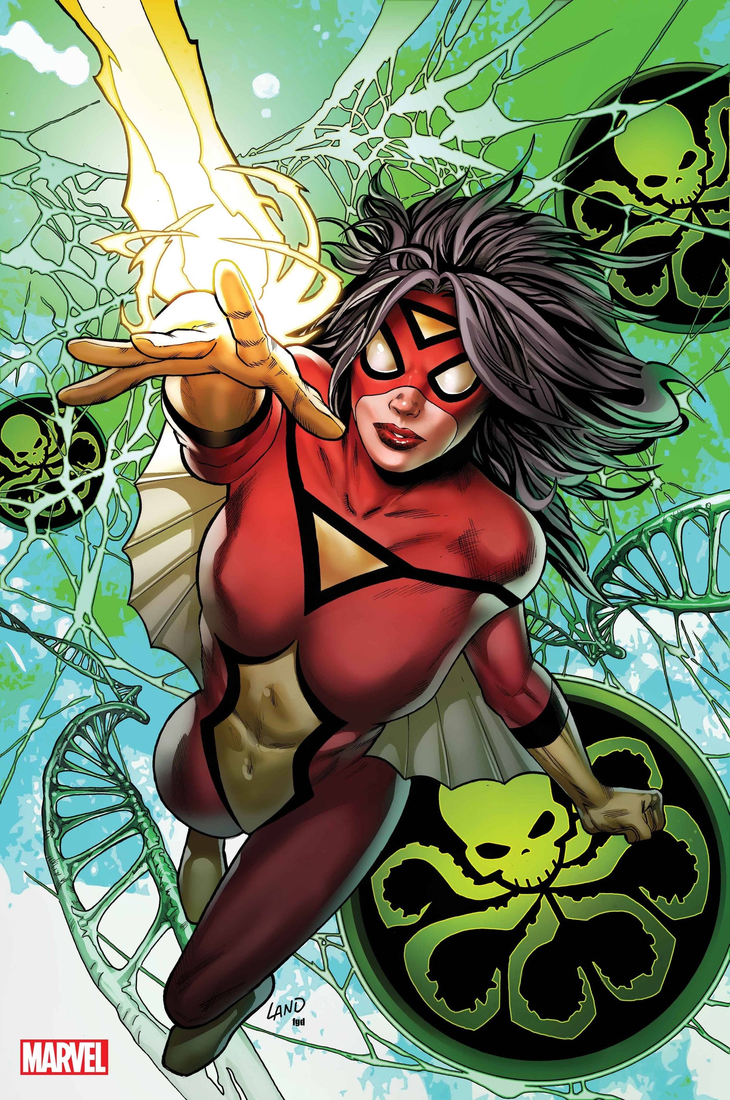 SPIDER-WOMAN #5 GREG LAND 1:100 VIRGIN VARIANT 2020 Spider-Woman MARVEL COMICS   