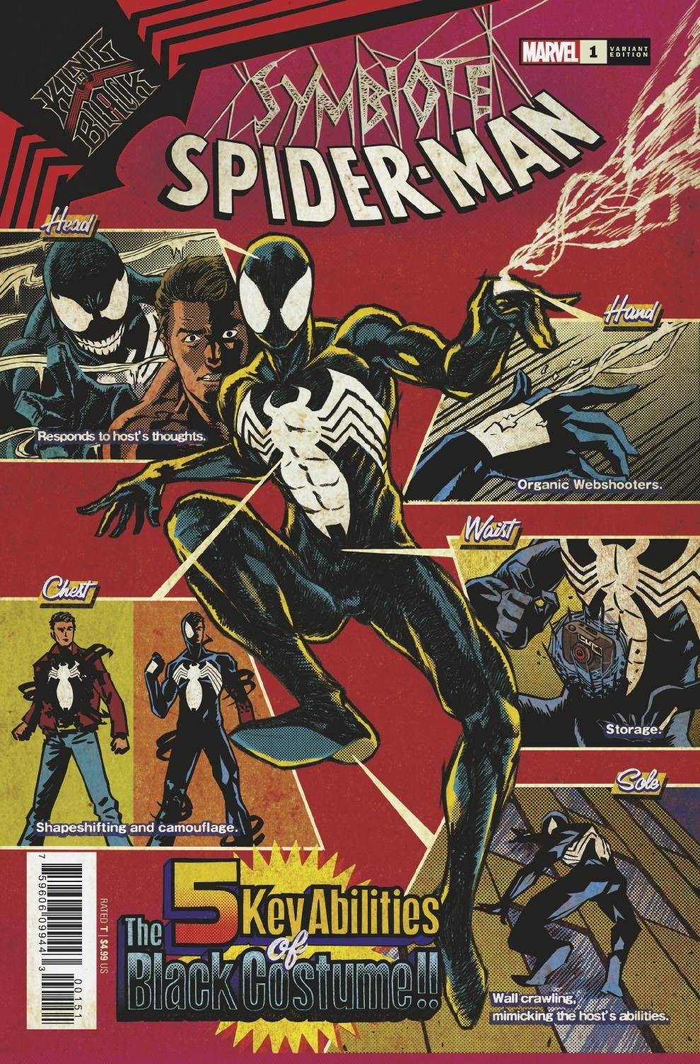 SYMBIOTE SPIDER-MAN KING IN BLACK #1 SUPERLOG VARIANT 2020 Spider-Man MARVEL COMICS   