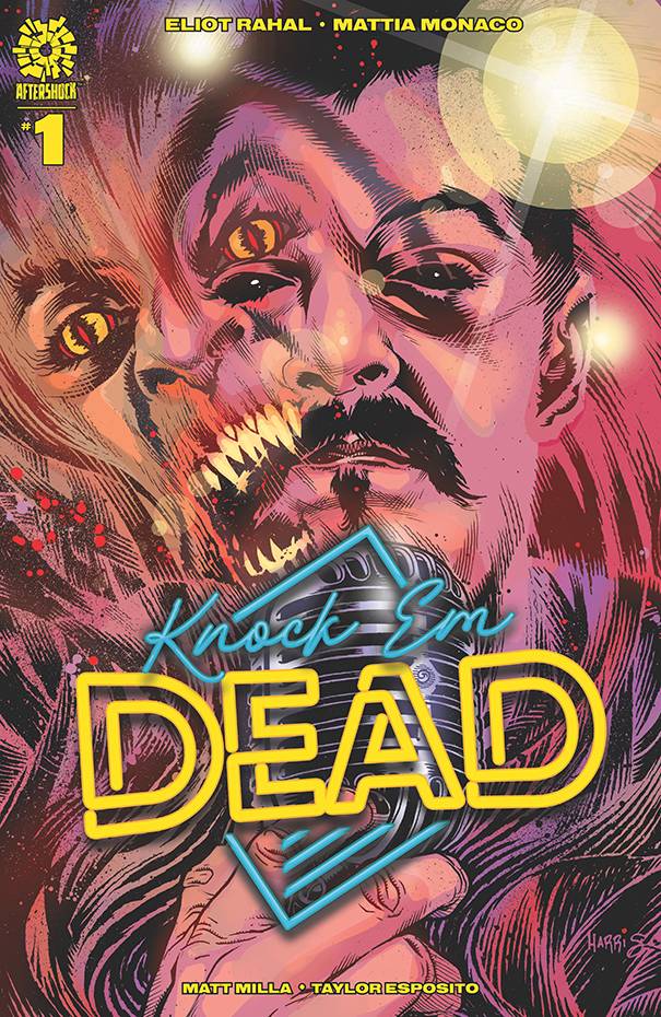 KNOCK EM DEAD #1 1:15 HARRIS VARIANT 2020 comic book AFTERSHOCK COMICS   