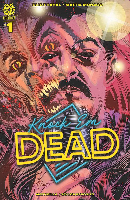 KNOCK EM DEAD #1 1:15 HARRIS VARIANT 2020 comic book AFTERSHOCK COMICS   