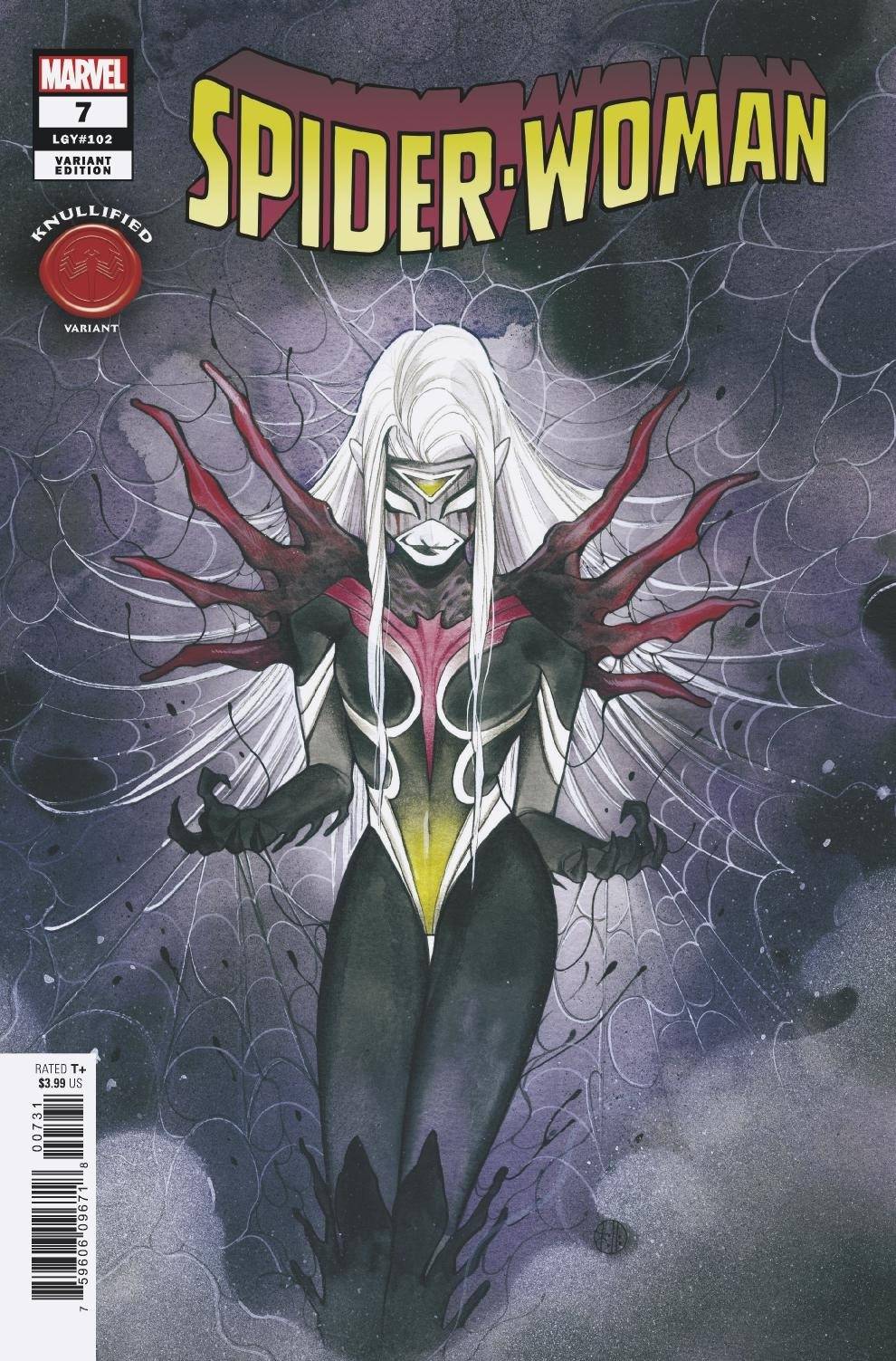 SPIDER-WOMAN #7 PEACH MOMOKO KNULLIFIED VARIANT 2020 Spider-Woman MARVEL COMICS   