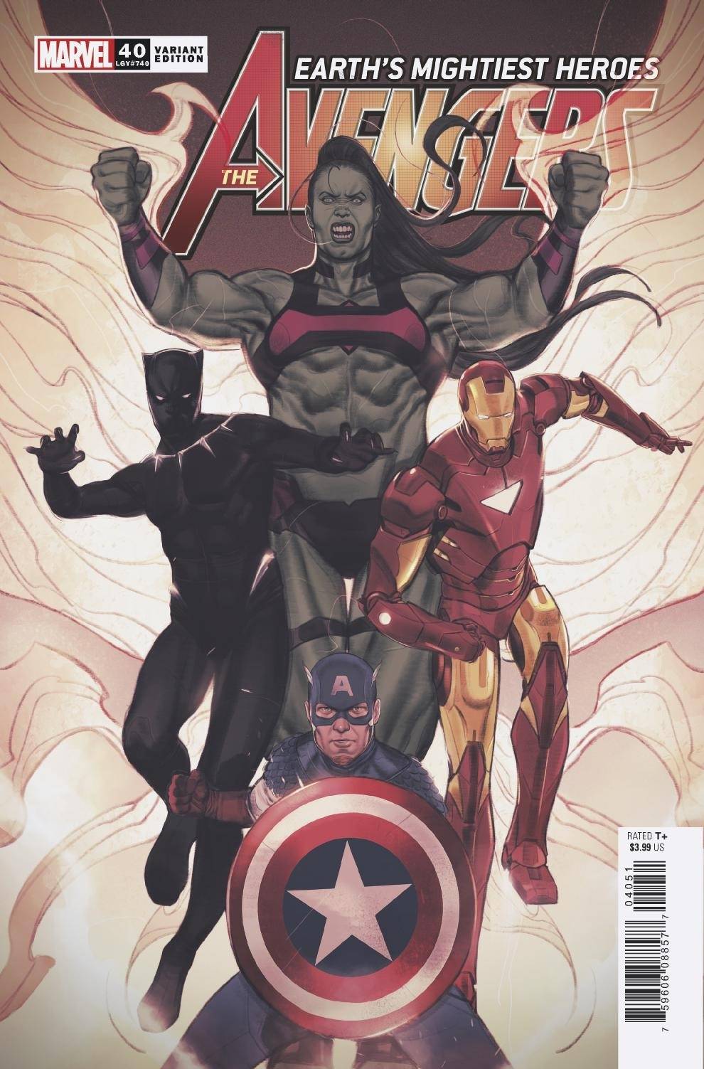 AVENGERS #40 SWABY VARIANT 2020 Avengers MARVEL COMICS   